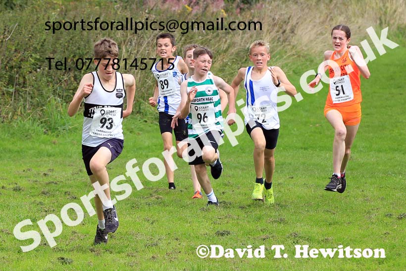 Boys and Girls under-13s, Farringdon Cross Country Relays, Sunderland.  Photo: David T. Hewitson/Sports for All Pics
